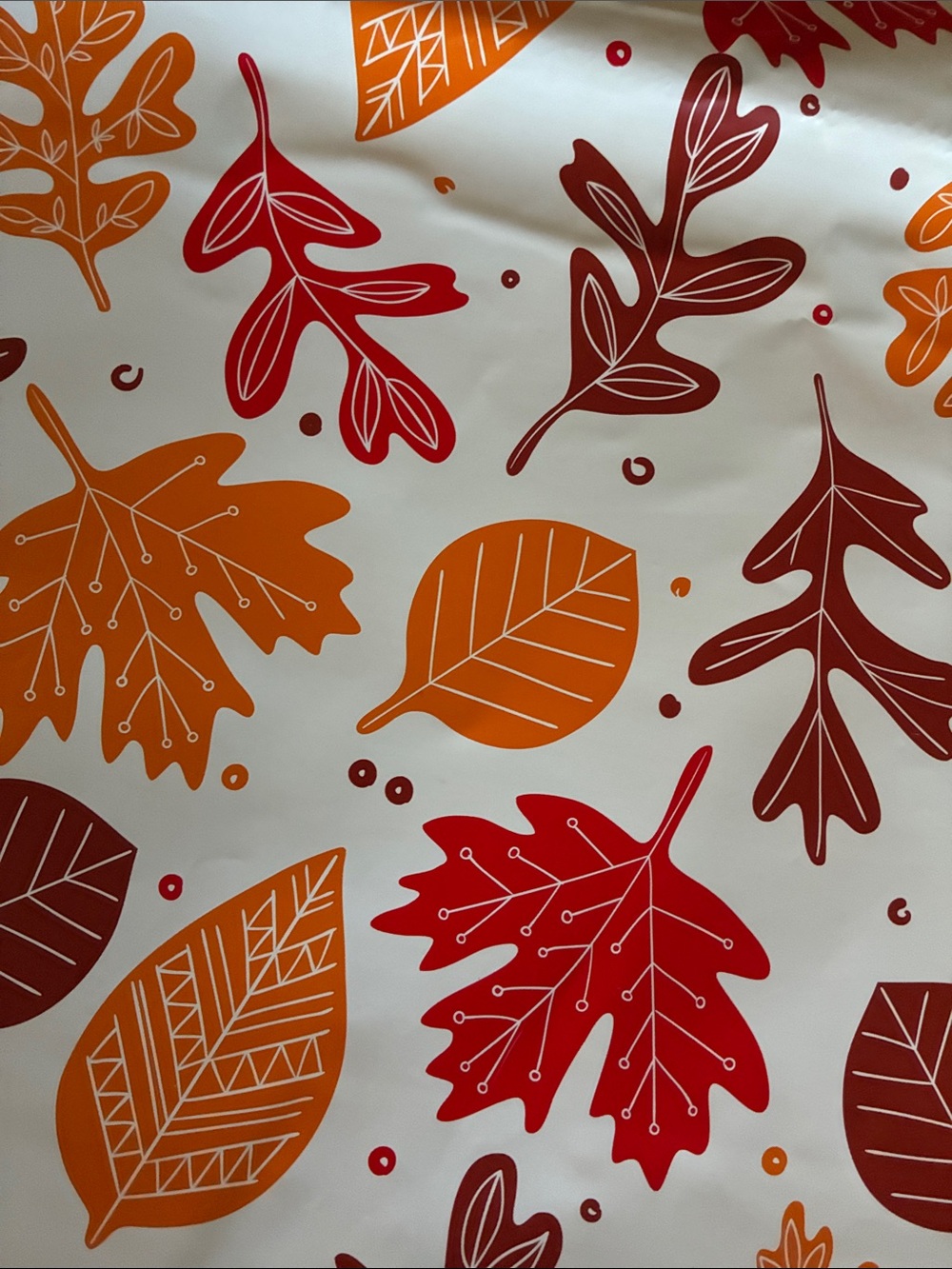 10 Count Fall Leaf Pattern Polymailers - Picture 2 of 4